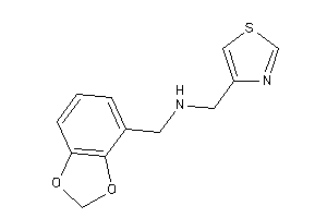 1,3-benzodioxol-4-ylmethyl(thiazol-4-ylmethyl)amine