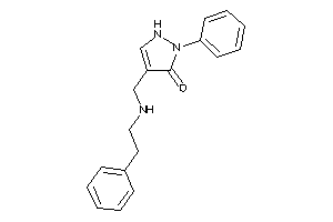 4-[(phenethylamino)methyl]-2-phenyl-3-pyrazolin-3-one