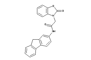 N-(9H-fluoren-2-yl)-2-(2-keto-1,3-benzoxazol-3-yl)acetamide