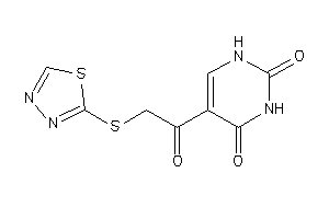 5-[2-(1,3,4-thiadiazol-2-ylthio)acetyl]uracil