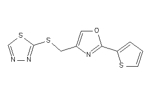 4-[(1,3,4-thiadiazol-2-ylthio)methyl]-2-(2-thienyl)oxazole