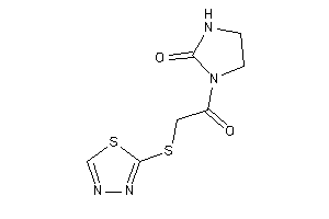 1-[2-(1,3,4-thiadiazol-2-ylthio)acetyl]-2-imidazolidinone