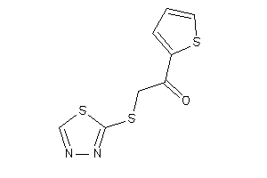 2-(1,3,4-thiadiazol-2-ylthio)-1-(2-thienyl)ethanone