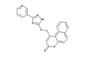 1-[[[3-(3-pyridyl)-1H-1,2,4-triazol-5-yl]thio]methyl]benzo[f]chromen-3-one