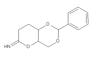 (2-phenyl-4a,7,8,8a-tetrahydro-4H-pyrano[3,2-d][1,3]dioxin-6-ylidene)amine