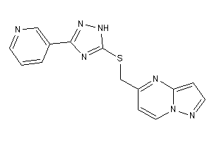 5-[[[3-(3-pyridyl)-1H-1,2,4-triazol-5-yl]thio]methyl]pyrazolo[1,5-a]pyrimidine