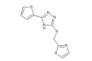 2-[[[5-(2-furyl)-4H-1,2,4-triazol-3-yl]thio]methyl]oxazole