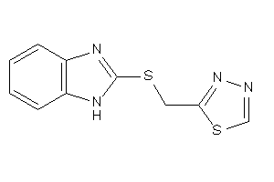 2-[(1H-benzimidazol-2-ylthio)methyl]-1,3,4-thiadiazole