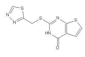 2-(1,3,4-thiadiazol-2-ylmethylthio)-3H-thieno[2,3-d]pyrimidin-4-one