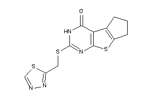 (1,3,4-thiadiazol-2-ylmethylthio)BLAHone