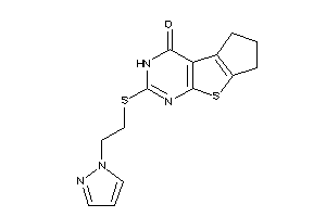 (2-pyrazol-1-ylethylthio)BLAHone