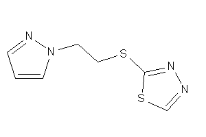 2-(2-pyrazol-1-ylethylthio)-1,3,4-thiadiazole