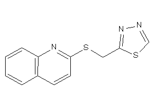 2-[(2-quinolylthio)methyl]-1,3,4-thiadiazole