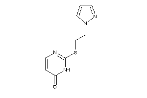 2-(2-pyrazol-1-ylethylthio)-1H-pyrimidin-6-one