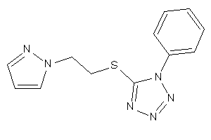 1-phenyl-5-(2-pyrazol-1-ylethylthio)tetrazole