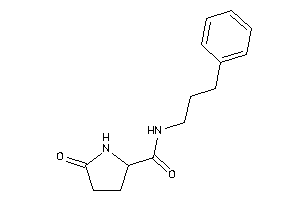 5-keto-N-(3-phenylpropyl)pyrrolidine-2-carboxamide