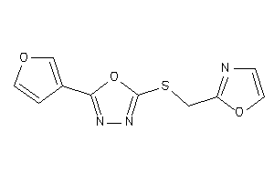 2-(3-furyl)-5-(oxazol-2-ylmethylthio)-1,3,4-oxadiazole