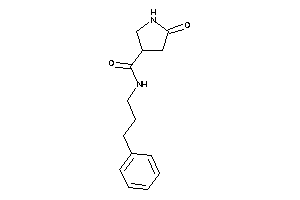 5-keto-N-(3-phenylpropyl)pyrrolidine-3-carboxamide