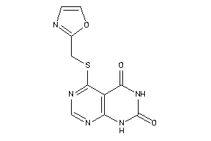 4-(oxazol-2-ylmethylthio)-8H-pyrimido[4,5-d]pyrimidine-5,7-quinone