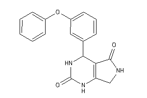Image of 4-(3-phenoxyphenyl)-3,4,6,7-tetrahydro-1H-pyrrolo[3,4-d]pyrimidine-2,5-quinone