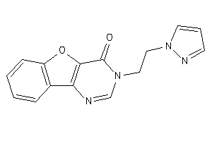 3-(2-pyrazol-1-ylethyl)benzofuro[3,2-d]pyrimidin-4-one