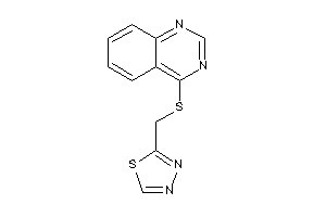 2-[(quinazolin-4-ylthio)methyl]-1,3,4-thiadiazole