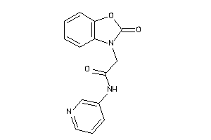 2-(2-keto-1,3-benzoxazol-3-yl)-N-(3-pyridyl)acetamide