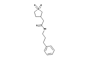 2-(1,1-diketothiolan-3-yl)-N-(3-phenylpropyl)acetamide