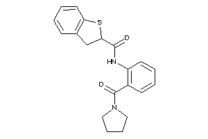 N-[2-(pyrrolidine-1-carbonyl)phenyl]-2,3-dihydrobenzothiophene-2-carboxamide