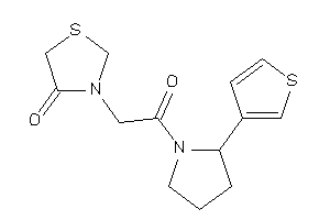 3-[2-keto-2-[2-(3-thienyl)pyrrolidino]ethyl]thiazolidin-4-one