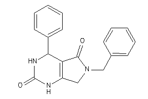 Image of 6-benzyl-4-phenyl-1,3,4,7-tetrahydropyrrolo[3,4-d]pyrimidine-2,5-quinone