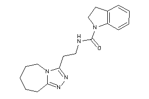 N-[2-(6,7,8,9-tetrahydro-5H-[1,2,4]triazolo[4,3-a]azepin-3-yl)ethyl]indoline-1-carboxamide