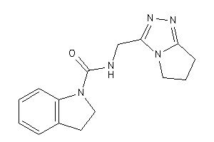 N-(6,7-dihydro-5H-pyrrolo[2,1-c][1,2,4]triazol-3-ylmethyl)indoline-1-carboxamide