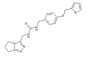 1-(6,7-dihydro-5H-pyrrolo[2,1-c][1,2,4]triazol-3-ylmethyl)-3-[4-(2-thenyloxy)benzyl]urea