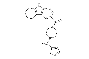 6,7,8,9-tetrahydro-5H-carbazol-3-yl-[4-(2-thenoyl)piperazino]methanone