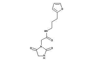 2-(2,5-diketoimidazolidin-1-yl)-N-[3-(2-furyl)propyl]acetamide