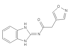 Image of N-(1,3-dihydrobenzimidazol-2-ylidene)-2-isoxazol-4-yl-acetamide