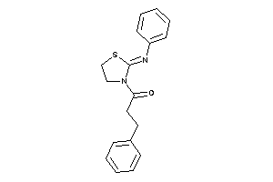 3-phenyl-1-(2-phenyliminothiazolidin-3-yl)propan-1-one