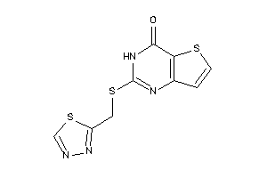 Image of 2-(1,3,4-thiadiazol-2-ylmethylthio)-3H-thieno[3,2-d]pyrimidin-4-one