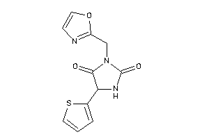 3-(oxazol-2-ylmethyl)-5-(2-thienyl)hydantoin