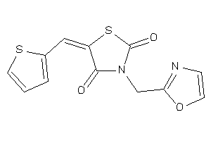 3-(oxazol-2-ylmethyl)-5-(2-thenylidene)thiazolidine-2,4-quinone