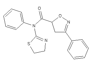 N,3-diphenyl-N-(2-thiazolin-2-yl)-2-isoxazoline-5-carboxamide