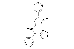 5-keto-N,1-diphenyl-N-(2-thiazolin-2-yl)pyrrolidine-3-carboxamide