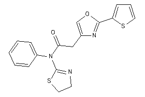 N-phenyl-N-(2-thiazolin-2-yl)-2-[2-(2-thienyl)oxazol-4-yl]acetamide