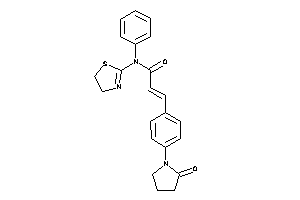 3-[4-(2-ketopyrrolidino)phenyl]-N-phenyl-N-(2-thiazolin-2-yl)acrylamide