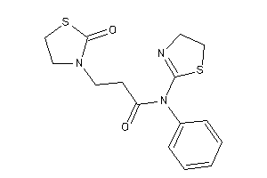 3-(2-ketothiazolidin-3-yl)-N-phenyl-N-(2-thiazolin-2-yl)propionamide