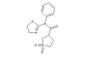 1,1-diketo-N-phenyl-N-(2-thiazolin-2-yl)thiolane-3-carboxamide