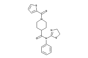 N-phenyl-1-(2-thenoyl)-N-(2-thiazolin-2-yl)isonipecotamide