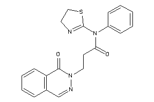 3-(1-ketophthalazin-2-yl)-N-phenyl-N-(2-thiazolin-2-yl)propionamide