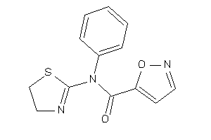 N-phenyl-N-(2-thiazolin-2-yl)isoxazole-5-carboxamide